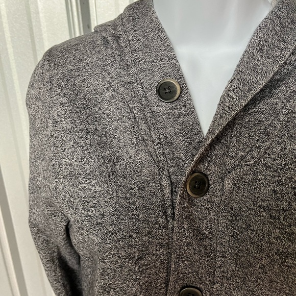 WOMENS H&M Black Jersey Hooded Jacket Size XS - Picture 2 of 5